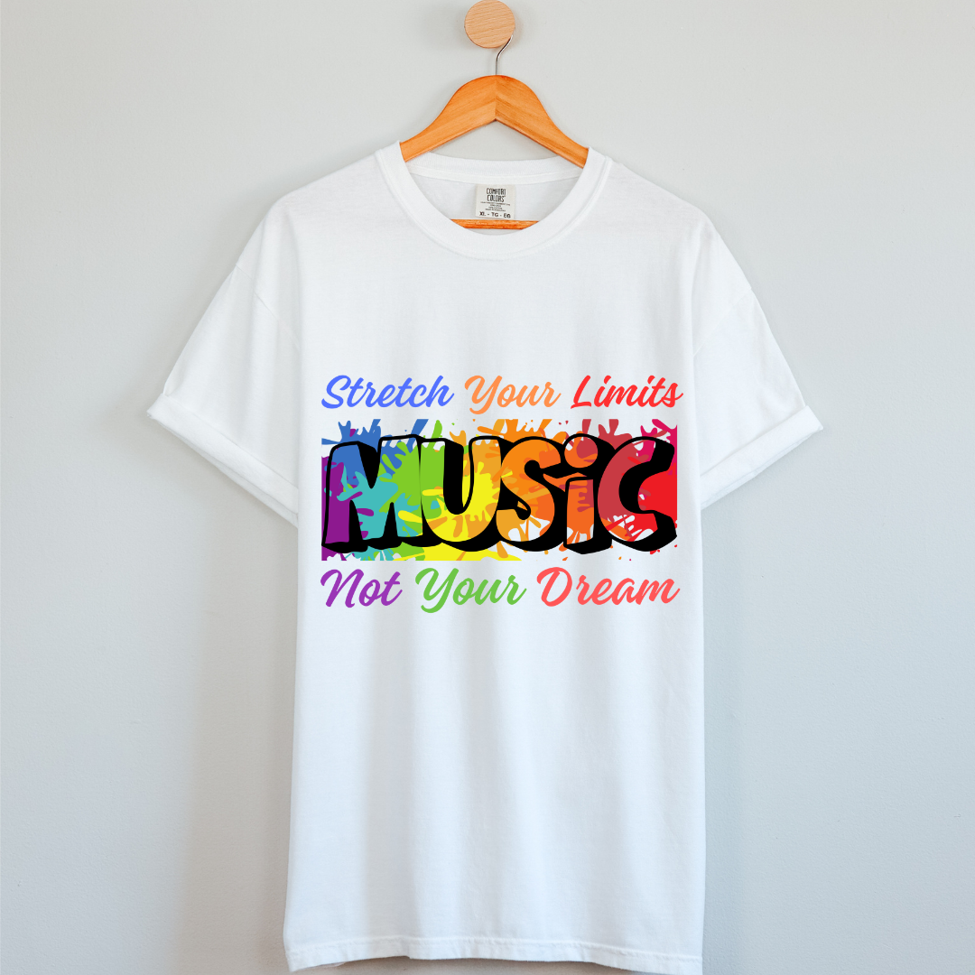 Music : Stretch Your Limit White T-shirt