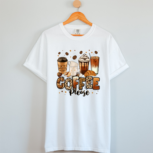 Coffee Love : Coffee Please Unisex T-shirt