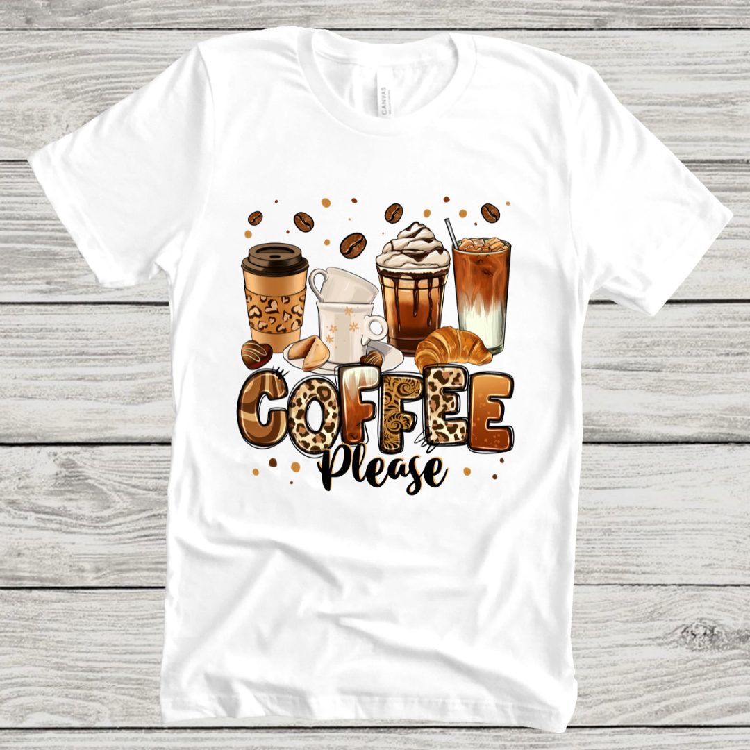 Coffee Love : Coffee Please Unisex T-shirt