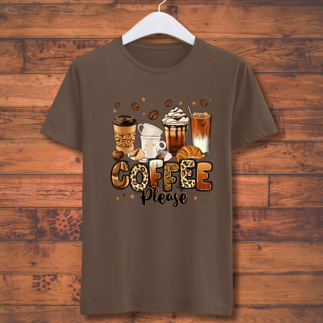Coffee Love : Coffee Please Unisex T-shirt