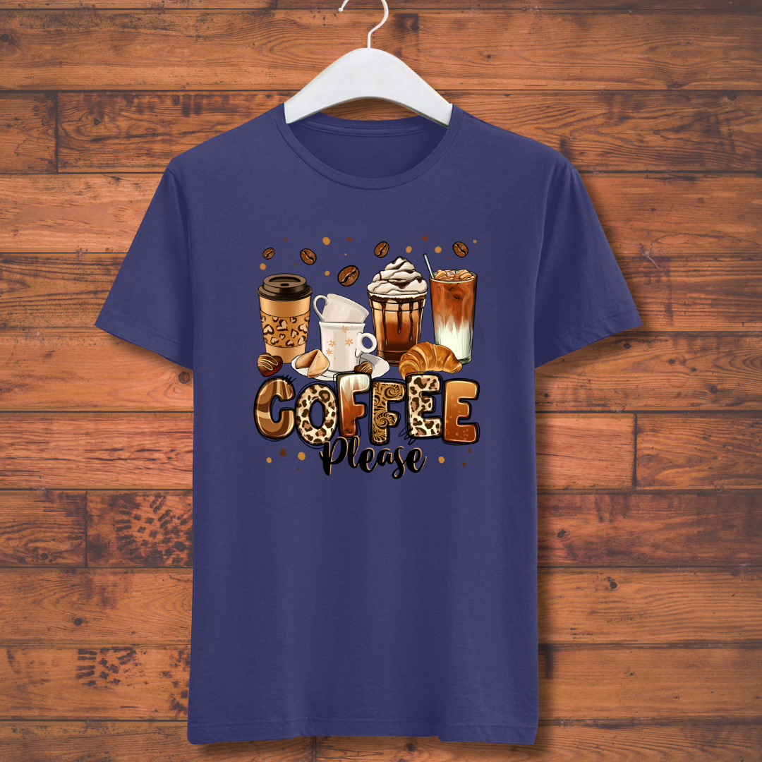Coffee Love : Coffee Please Unisex T-shirt