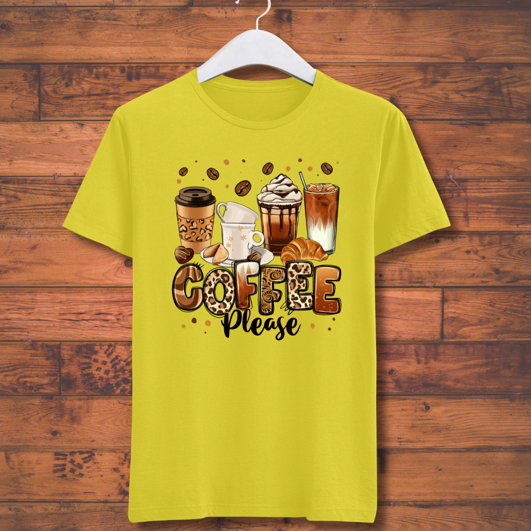 Coffee Love : Coffee Please Unisex T-shirt
