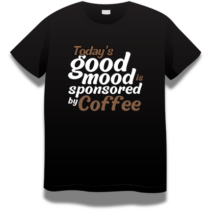 Coffee Love : Today's Good Mood Coffee Black T-shirt