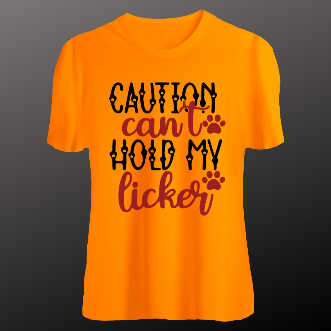 Dog Love : Can't Hold My Licker Unisex T-shirt