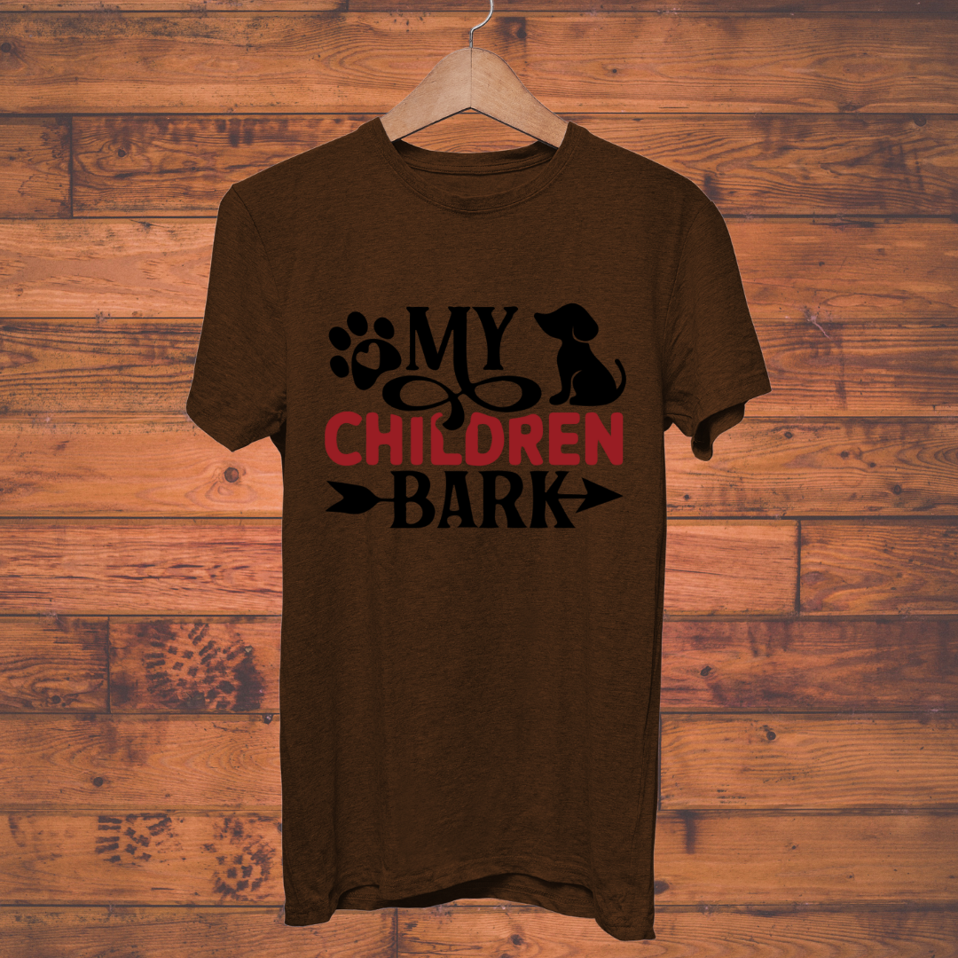 Dog Love : My Children Bark Unisex T-shirt