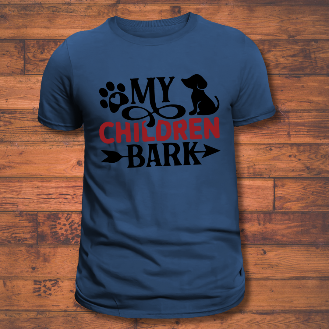 Dog Love : My Children Bark Unisex T-shirt