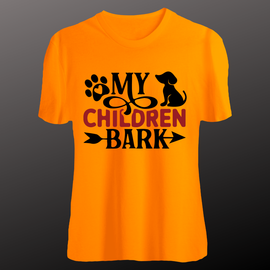 Dog Love : My Children Bark Unisex T-shirt