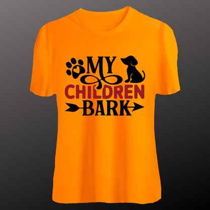 Dog Love : My Children Bark Unisex T-shirt