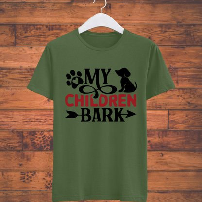 Dog Love : My Children Bark Unisex T-shirt