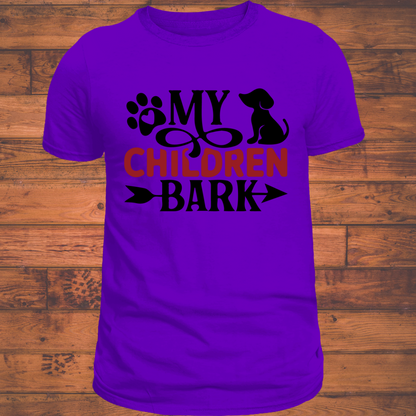 Dog Love : My Children Bark Unisex T-shirt