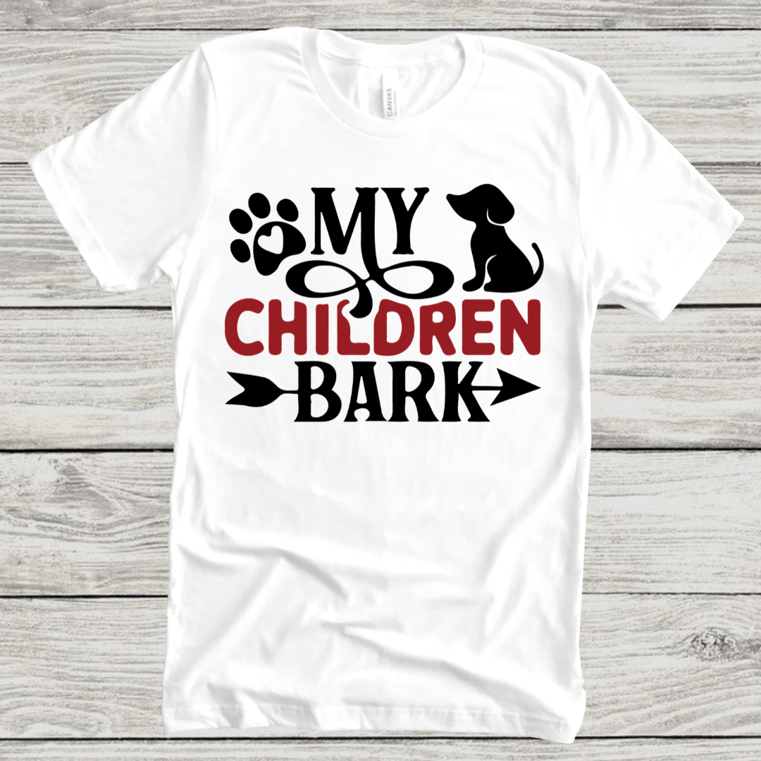 Dog Love : My Children Bark Unisex T-shirt