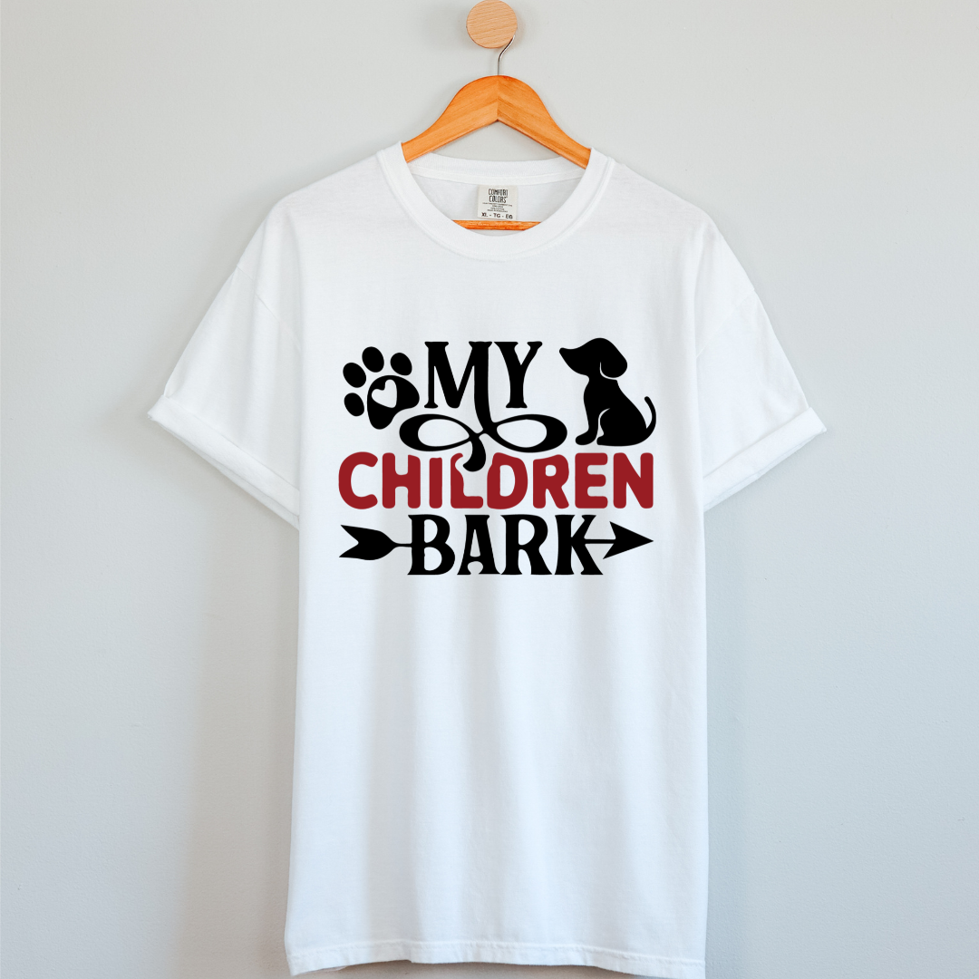 Dog Love : My Children Bark Unisex T-shirt