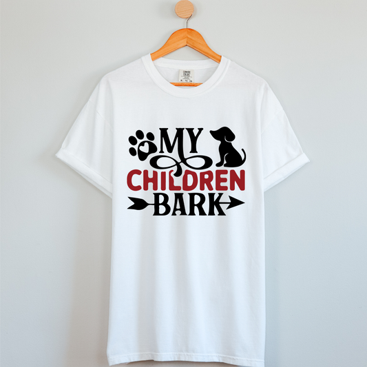 Dog Love : My Children Bark Unisex T-shirt