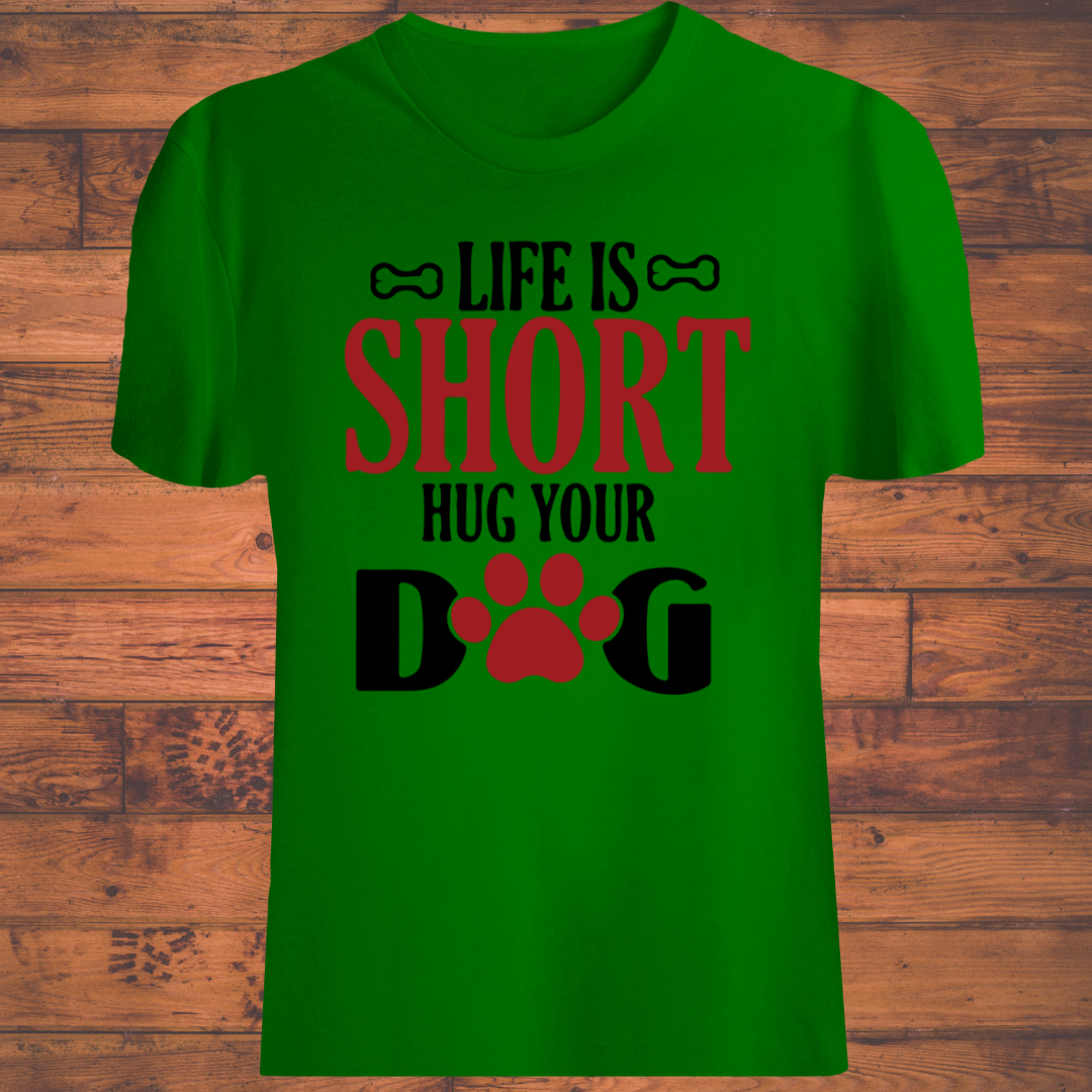 Dog Love : Hug Your Dog Unisex T-shirt