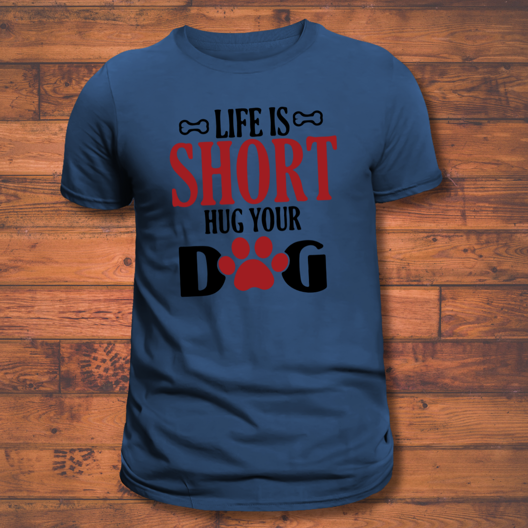 Dog Love : Hug Your Dog Unisex T-shirt