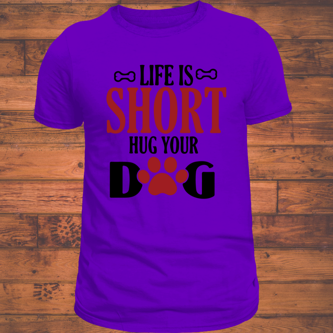 Dog Love : Hug Your Dog Unisex T-shirt