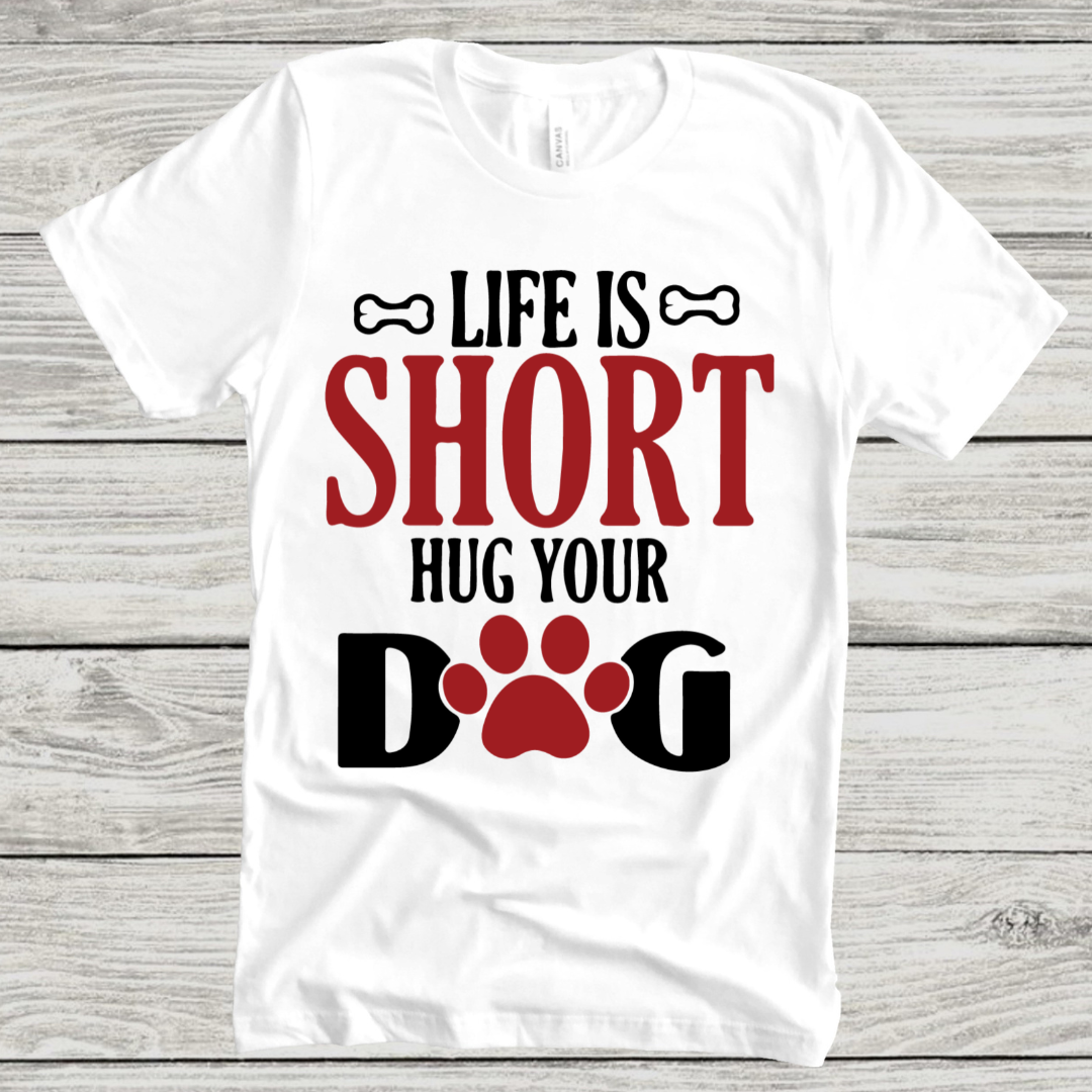 Dog Love : Hug Your Dog Unisex T-shirt