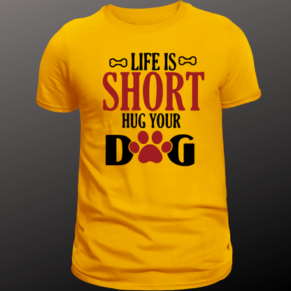 Dog Love : Hug Your Dog Unisex T-shirt